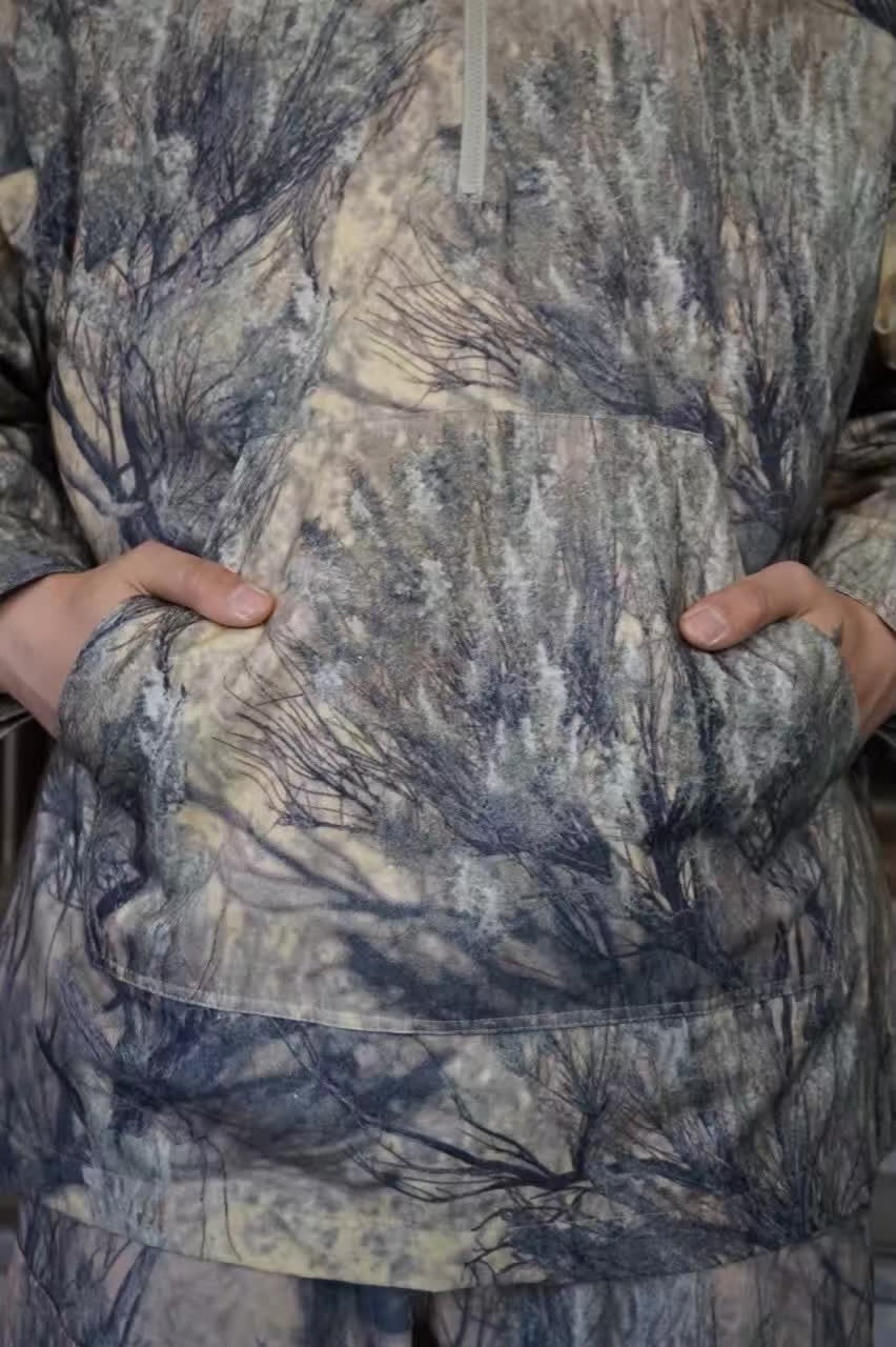 Yeezy Season 4 Camouflage Pullover Anorak Cotton Jacket