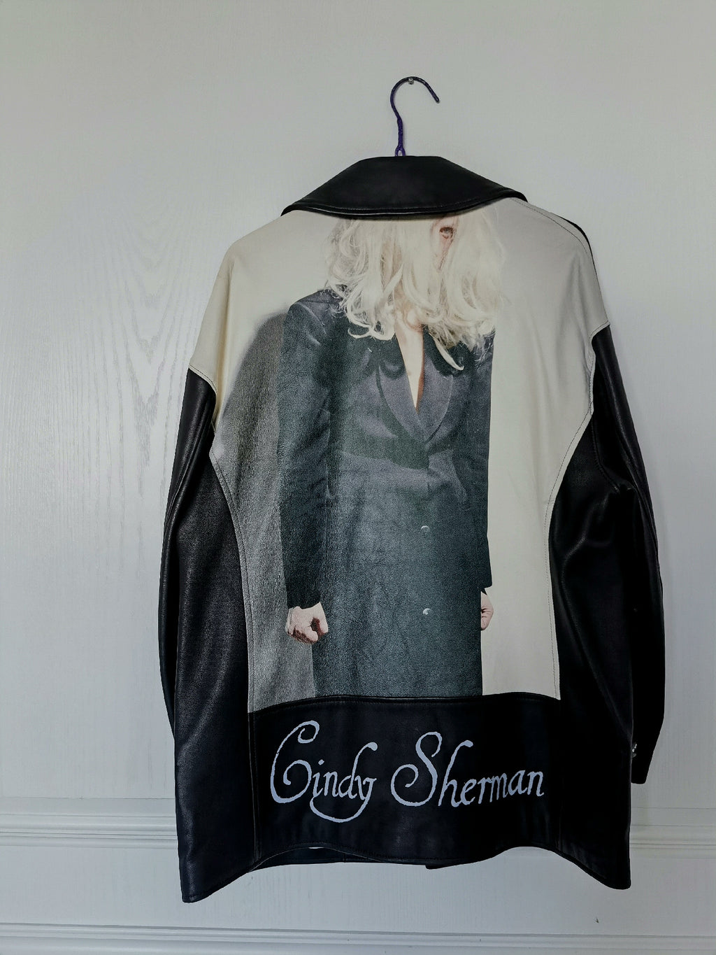 Undercover Cindy Sherman Portrait Leather Jacket