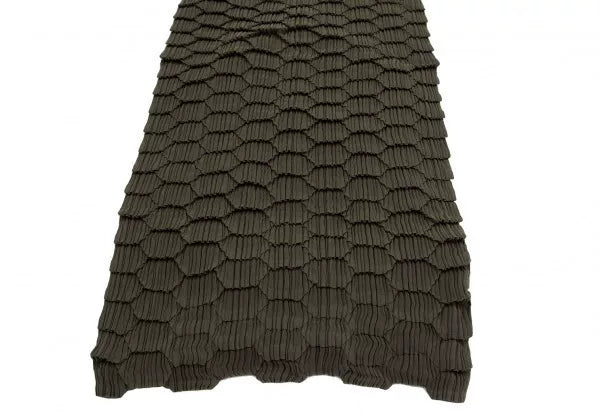 Issey Miyake Vintage Brown Pleated Dress