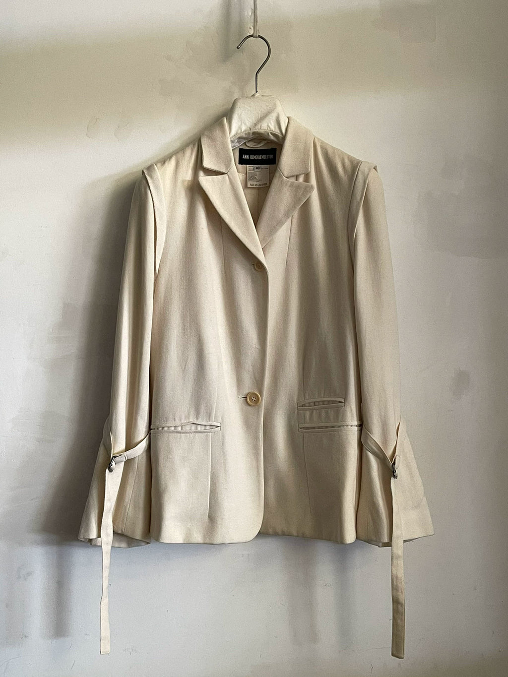 Ann Demeulemeester FW07 Short Collar Fleece Wool Jacket