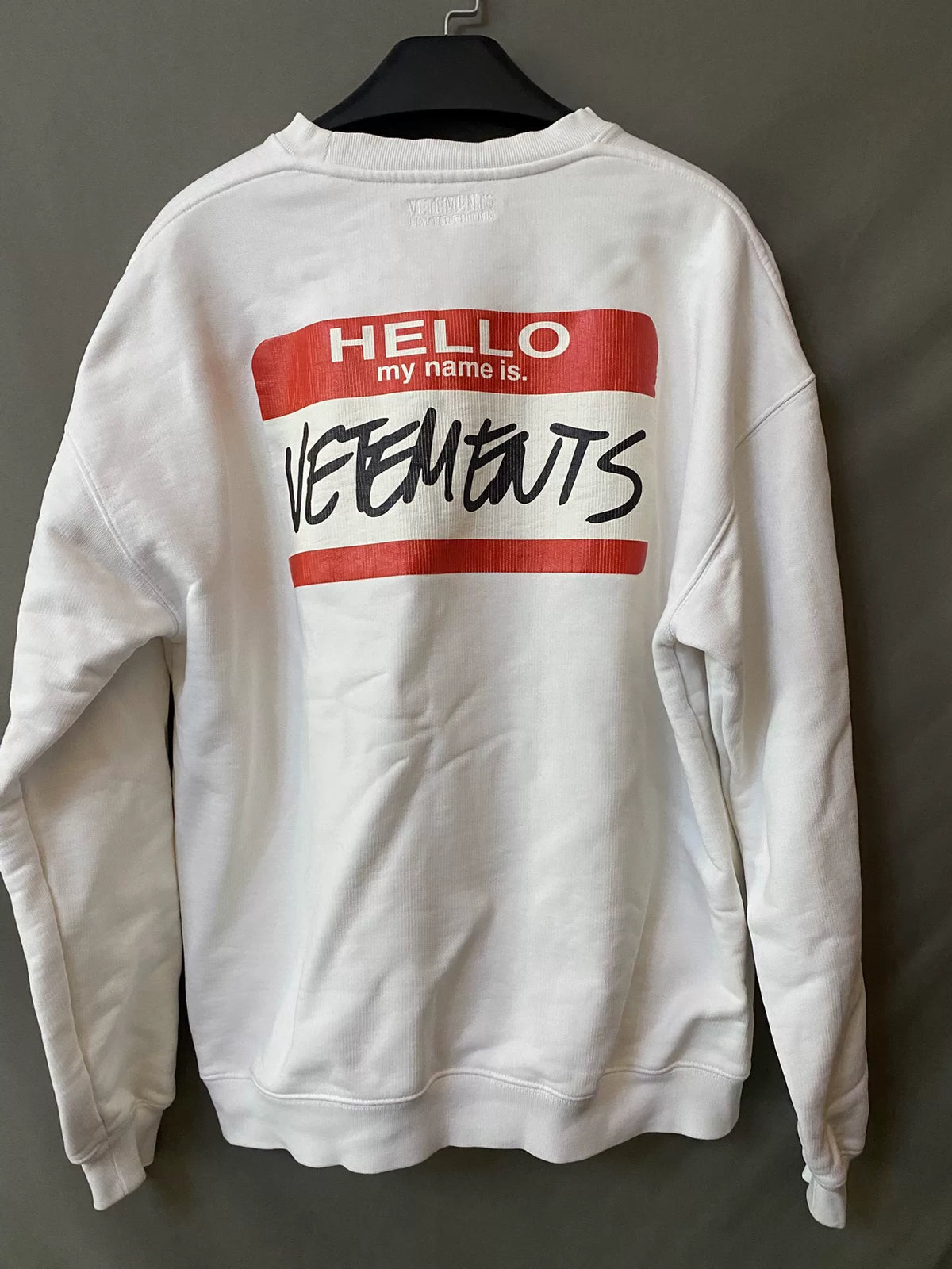 Vetements signature hoodie