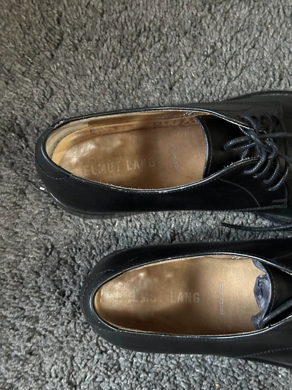 Helmut Lang Archive Derby Pointed Toe Dervies