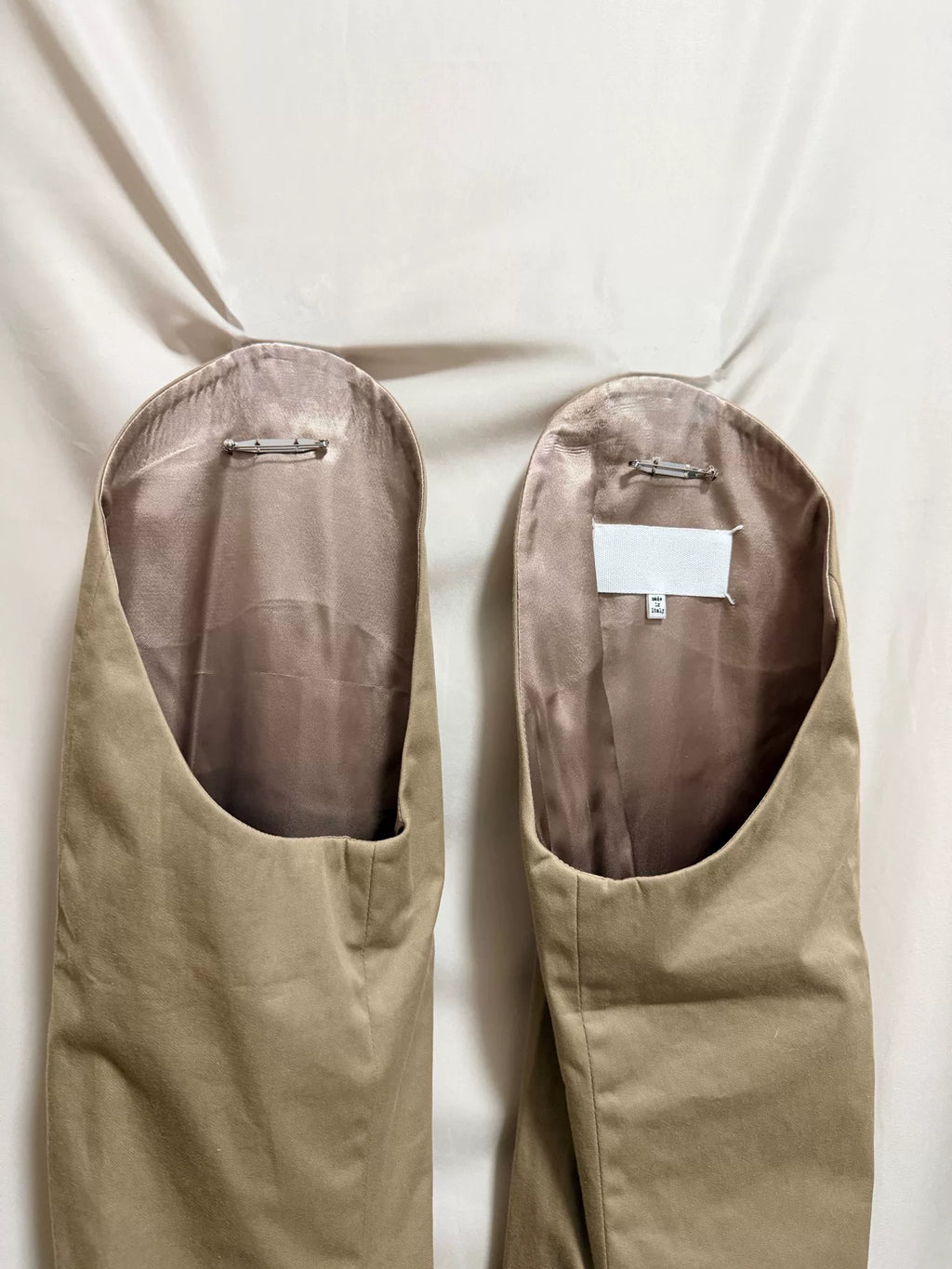 Maison Margiela 12AW Deconstructed Gloves Beige