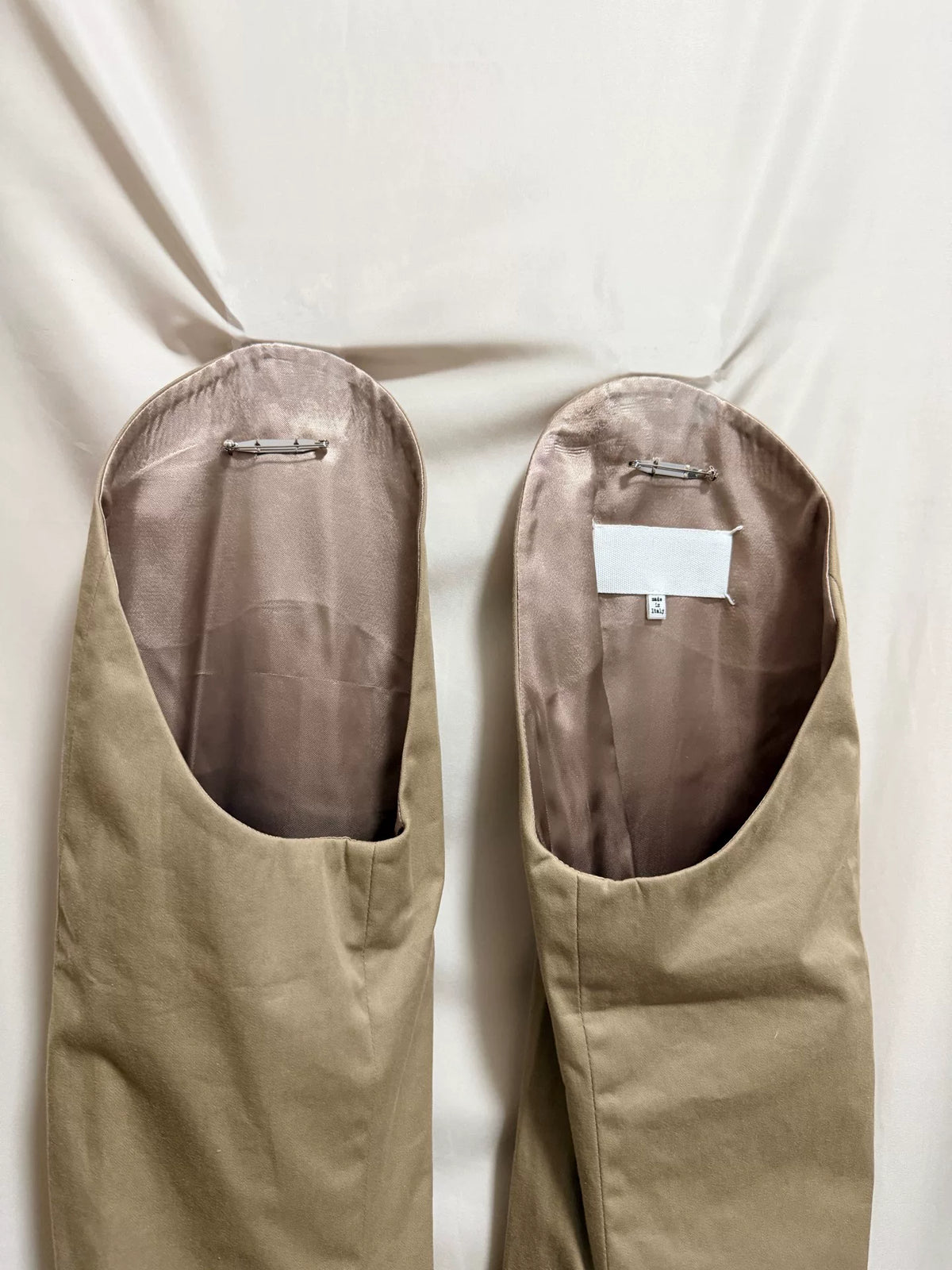 Maison Margiela 12AW Deconstructed Gloves Beige