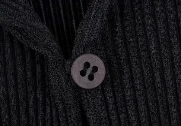 Issey Miyake Vintage Black Embellished Pleated Top