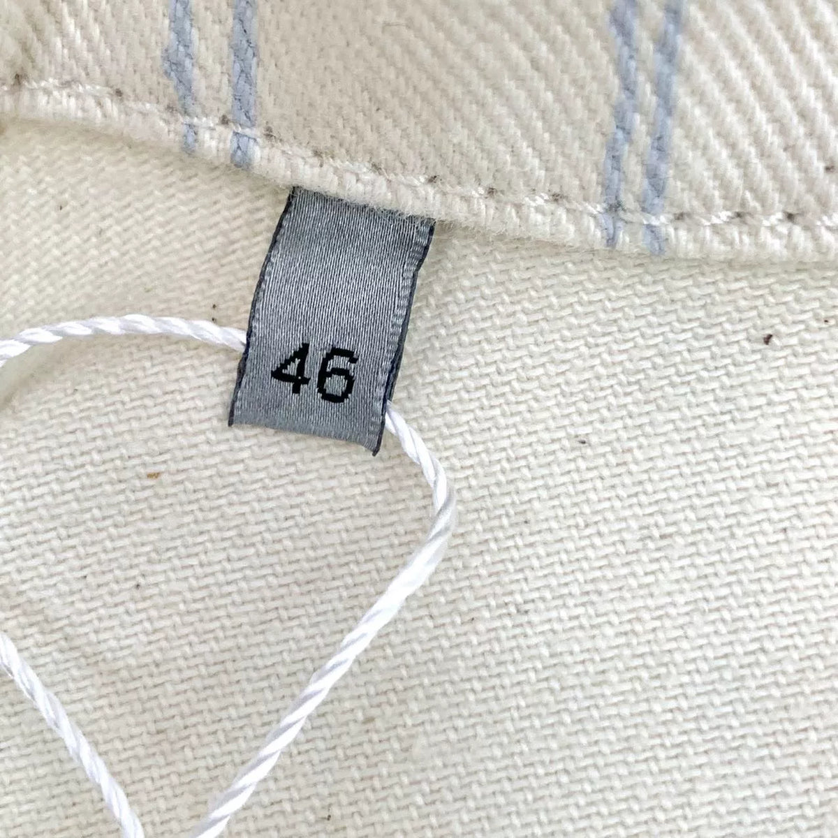 Dior Beige Vertical Stripe Logo Letter Embroidered Cotton Collared Single-Breasted Long Sleeve Shirt