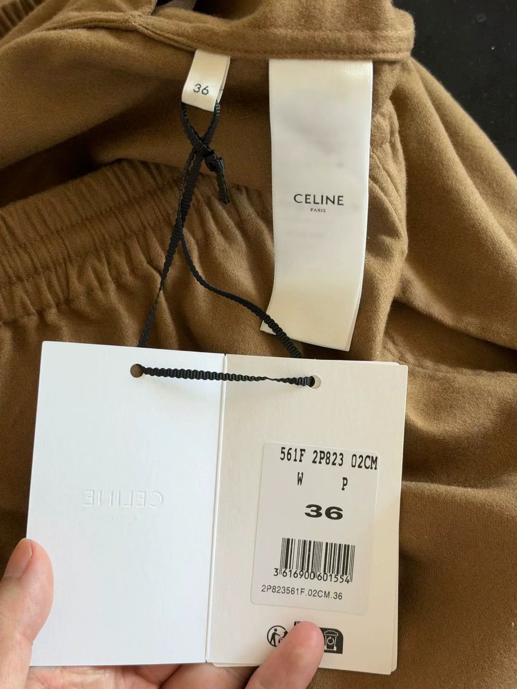 Celine Brown Cashmere Trousers