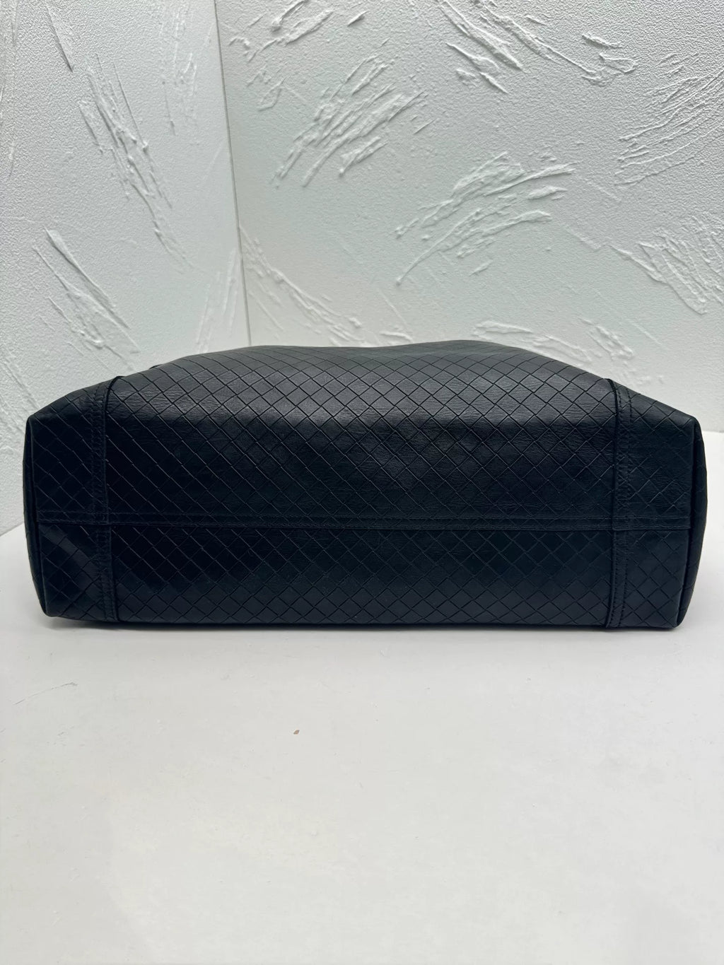 Bottega Veneta Black Woven Leather Tote Bag