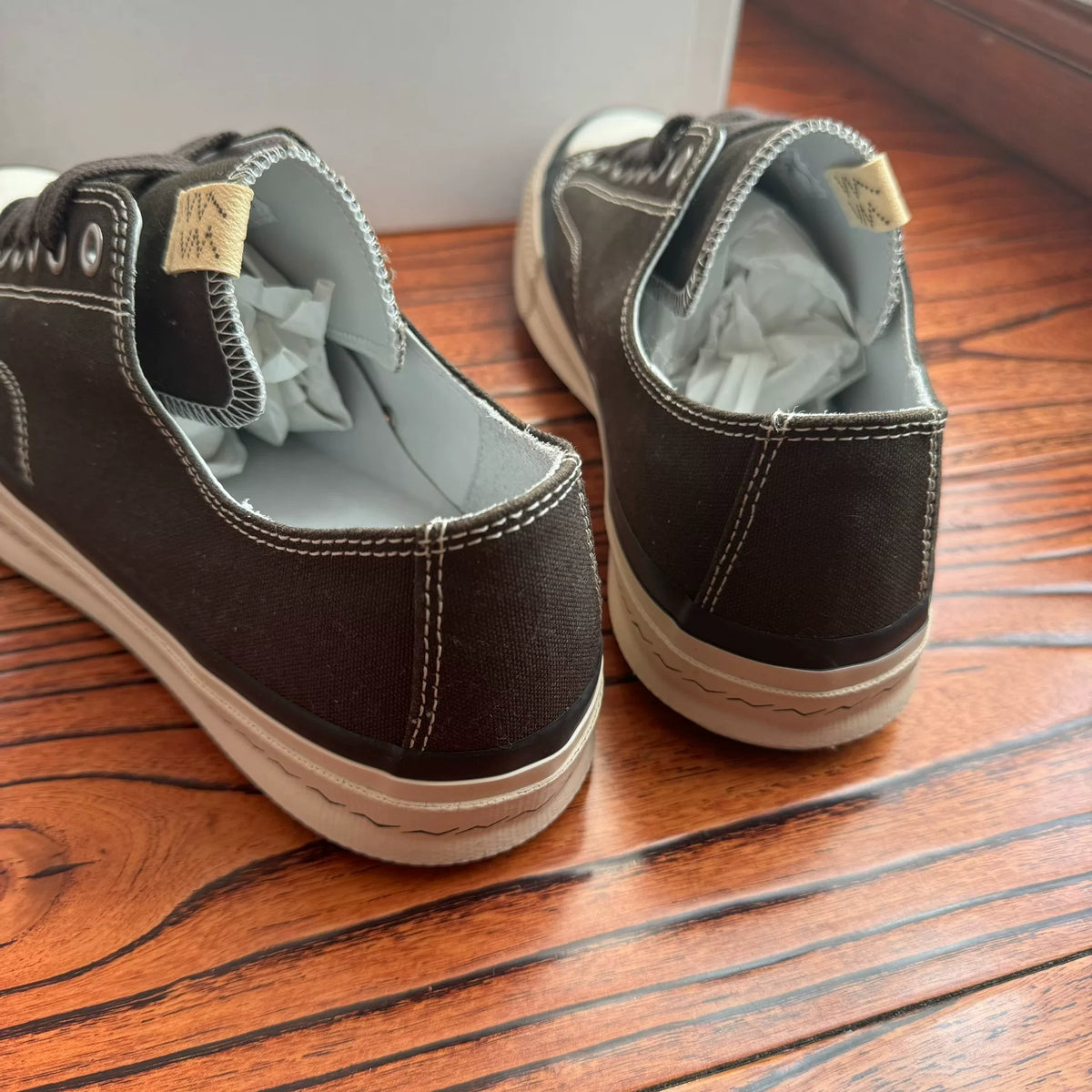 Visvim 25aw SKAGWAY LO CANVAS black thin-sole canvas shoes