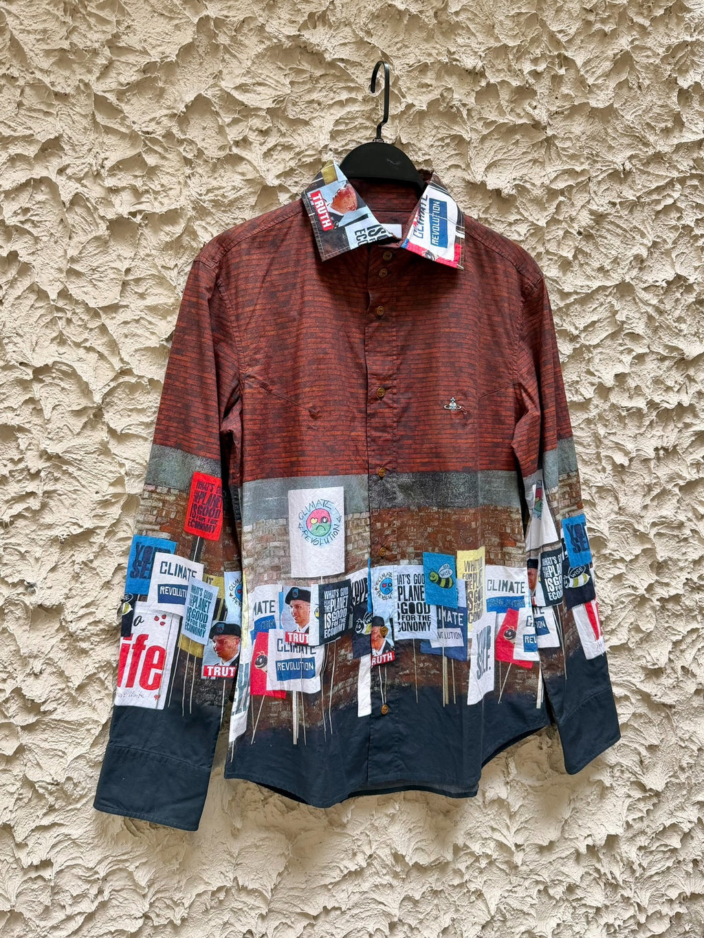 Vivienne Westwood street scene print shirt