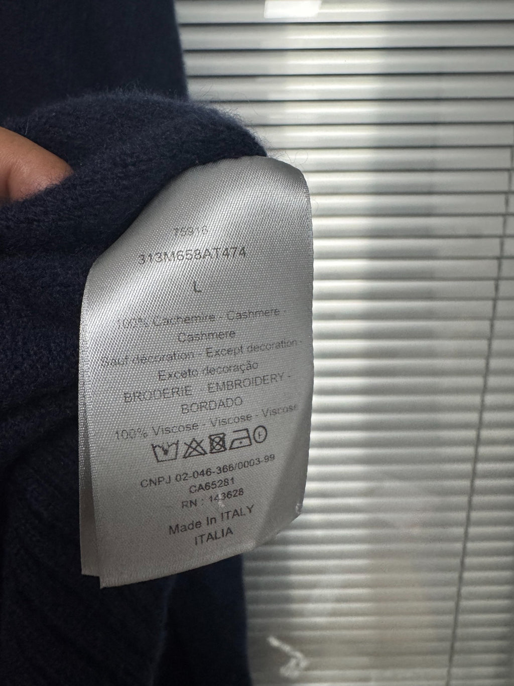 Dior Knit Cashmere Sweater