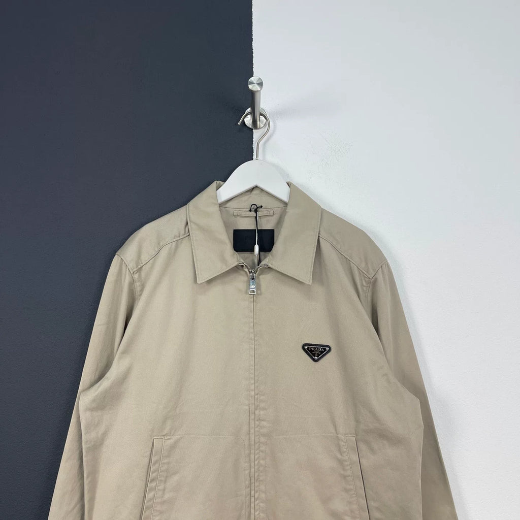 Prada Triangle Logo Zip Jacket