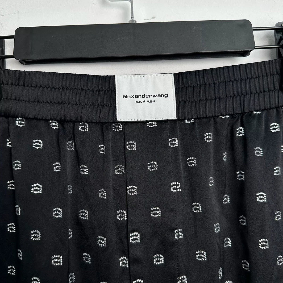 Alexander Wang Rhinestone Straight Casual Long Pants
