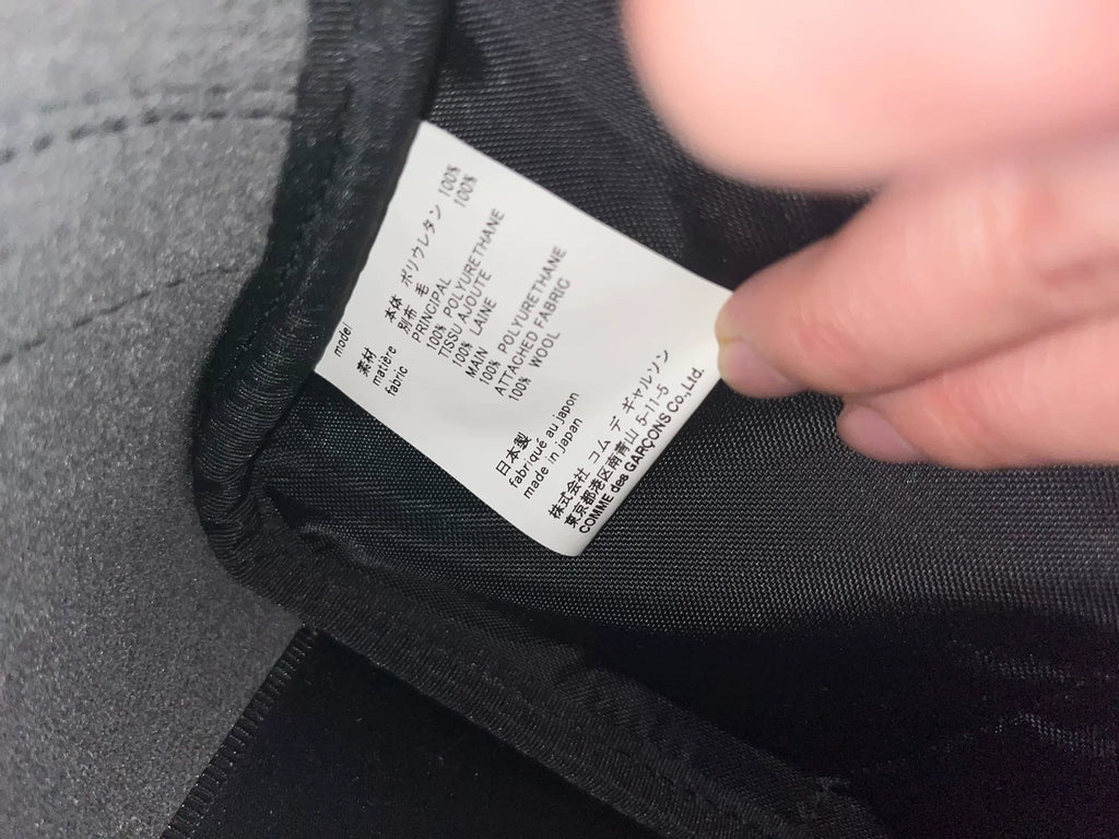 Comme des Garçons ACE collaboration Rei Kawakubo uniform bag