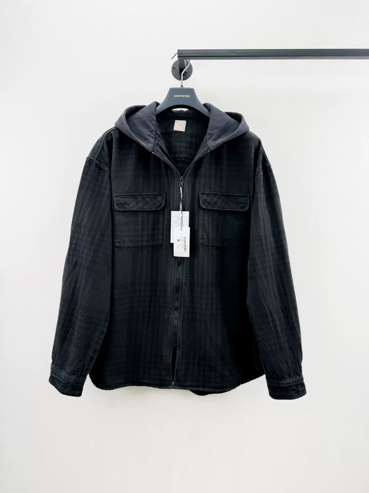 Yeezy Season 5 Plaid Hooded Flannel Jacket