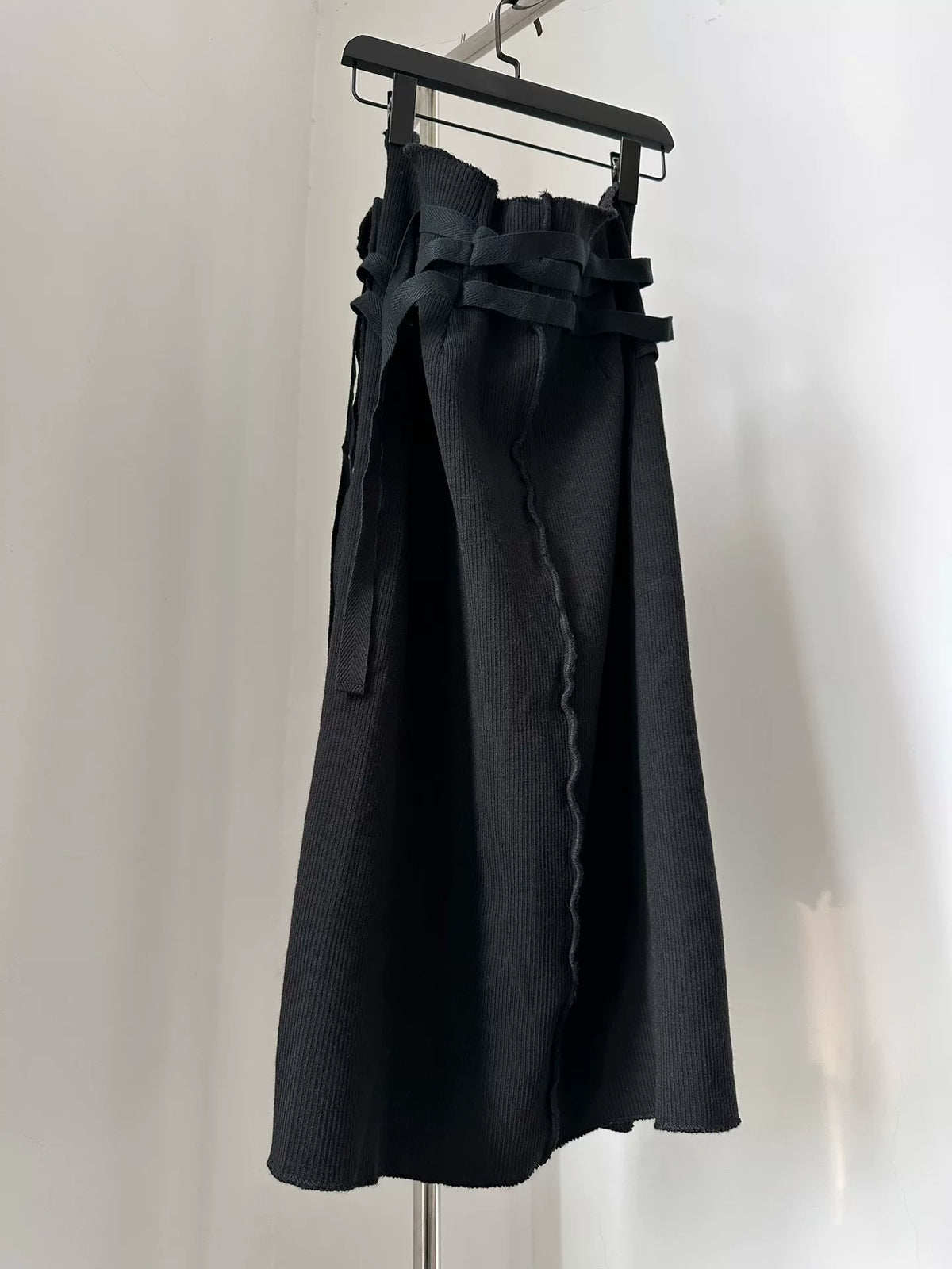 Comme Des Garcons Rei Kawakubo 1992 Tricot line Wool Skirt
