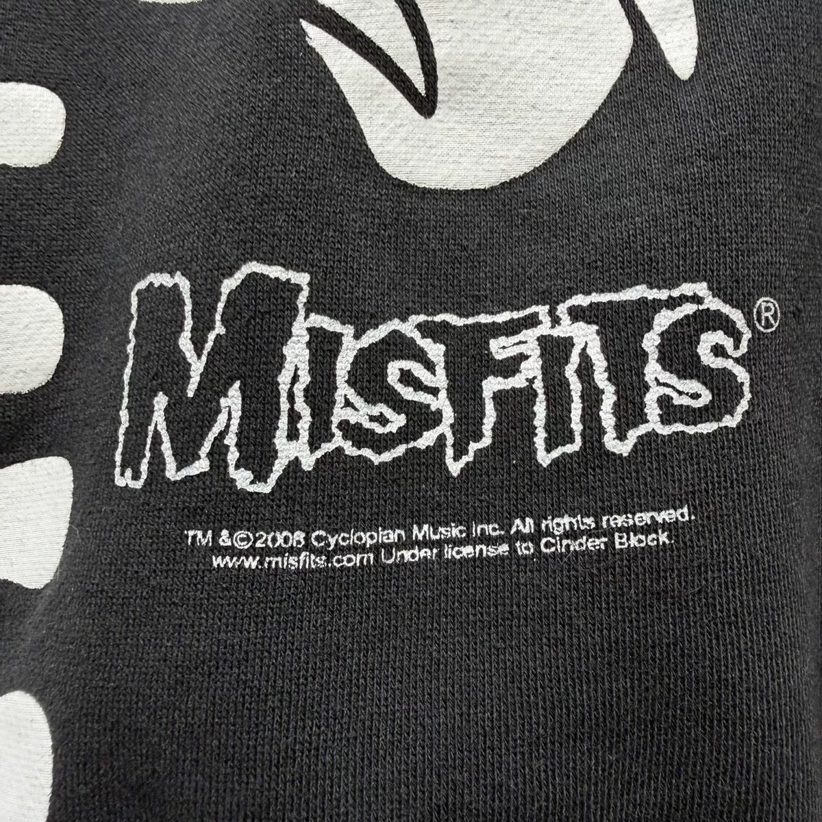 Vintage Misfits Mask Zip Hoodie 2008