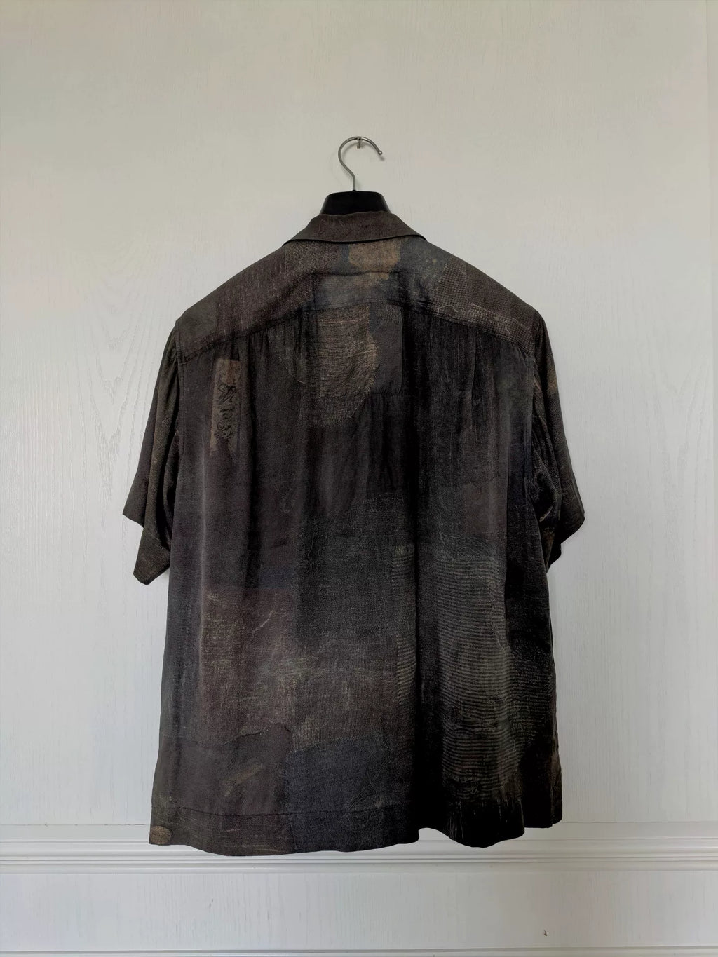 Ziggy Chen SS24 Vintage Book Ji Tan Silk Short Sleeve Shirt