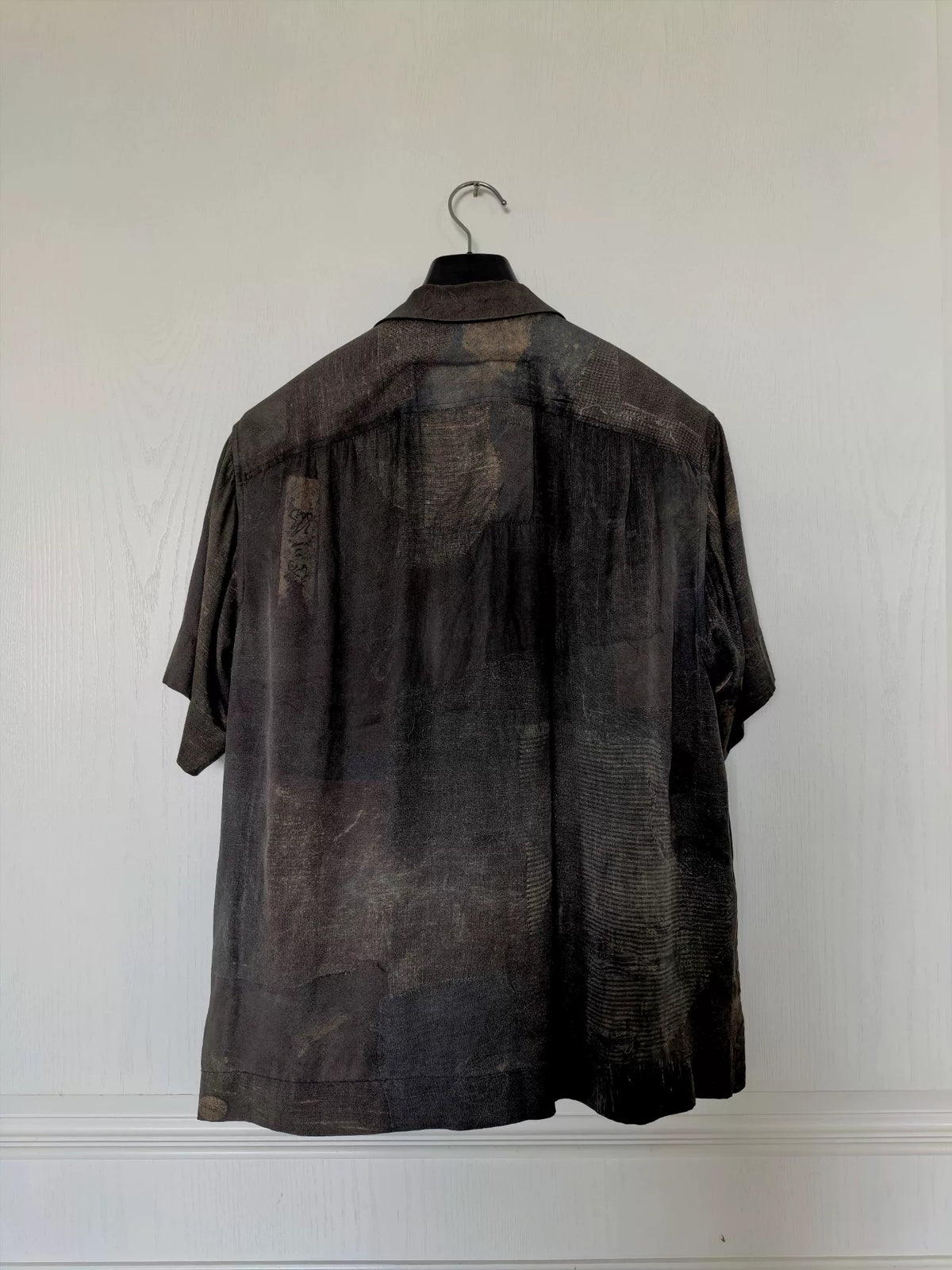 Ziggy Chen SS24 Vintage Book Ji Tan Silk Short Sleeve Shirt