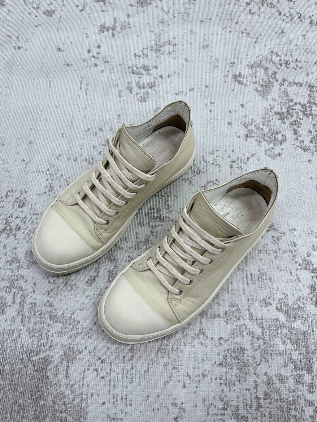Rick Owens Drkshdw 2017 Natural Ramones Low