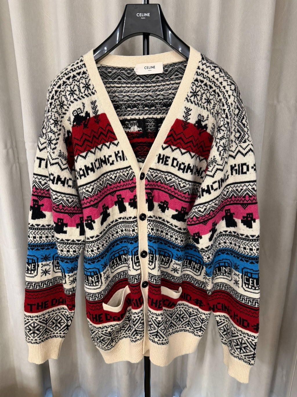 Celine SS21 The Dancing Kid Knit Cardigan