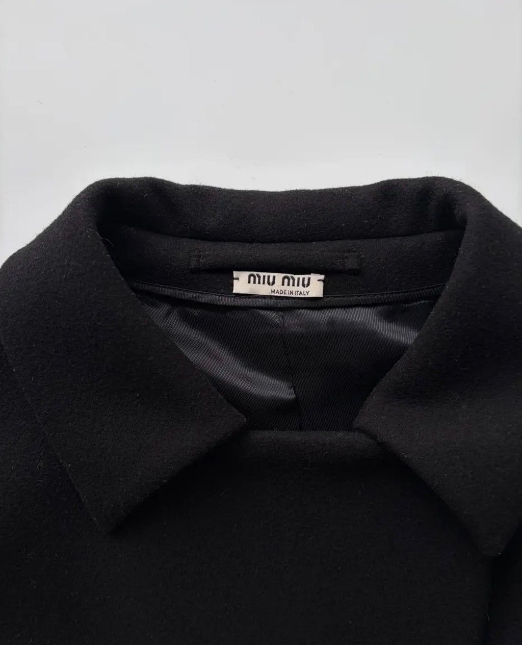 Miu Miu Double-Breasted Wool Coat