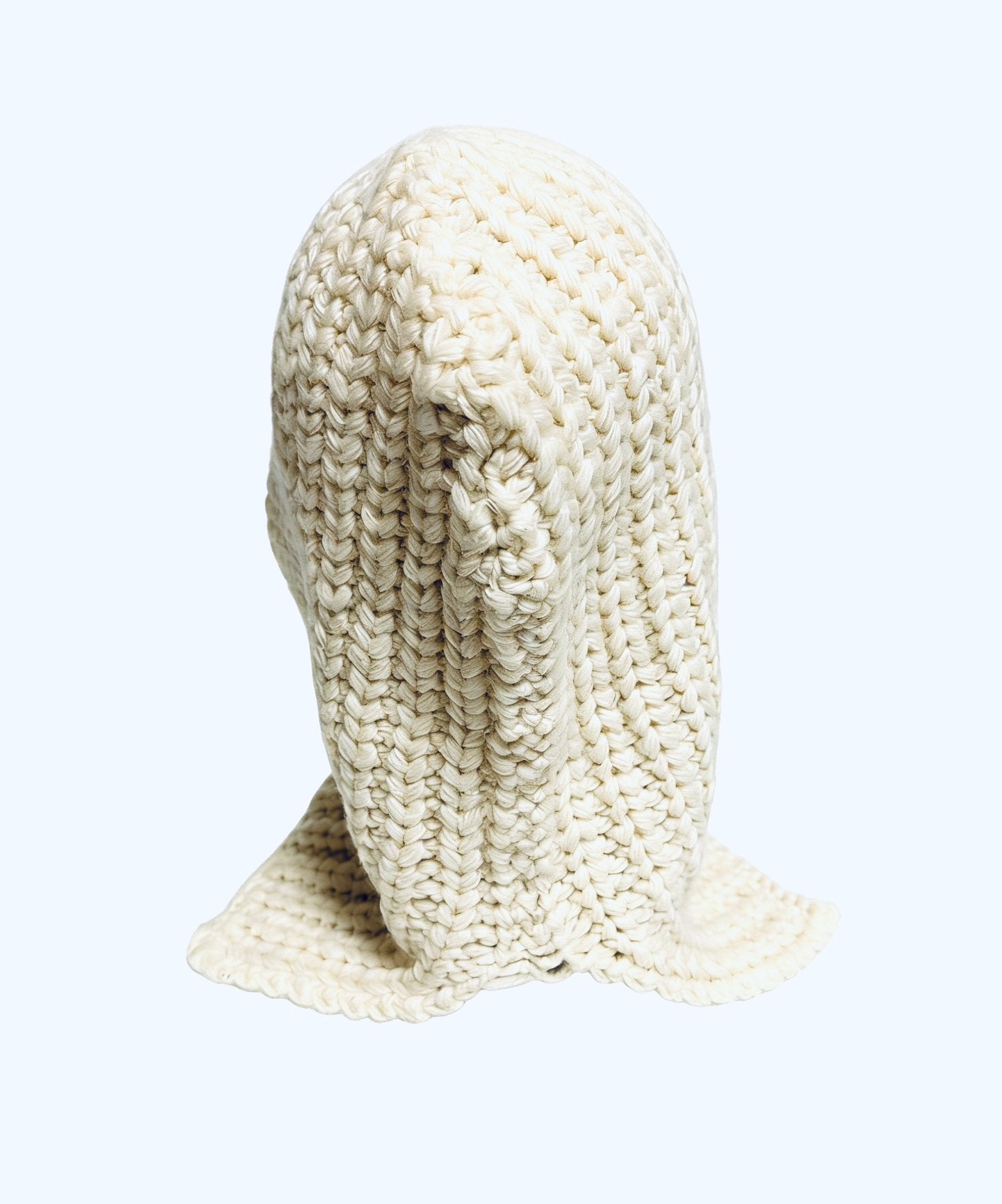 Kijima Takayuki X Clane Wool Knit Balaclava White