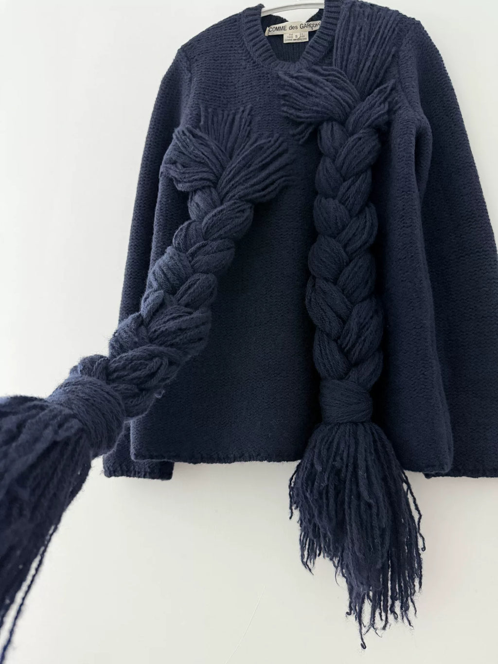 Comme Des Garcons 14AW Braided Knit Sweater - Devines
