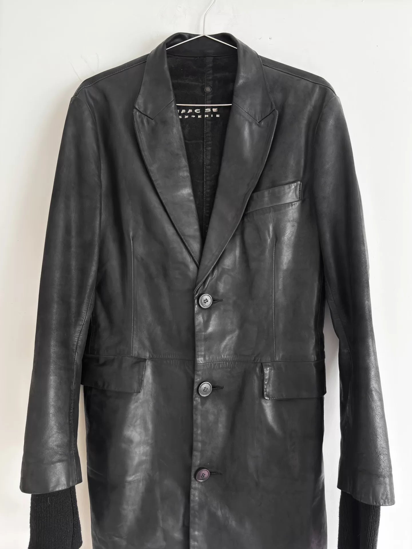 Isaac Sellam Leather 90s Jacket