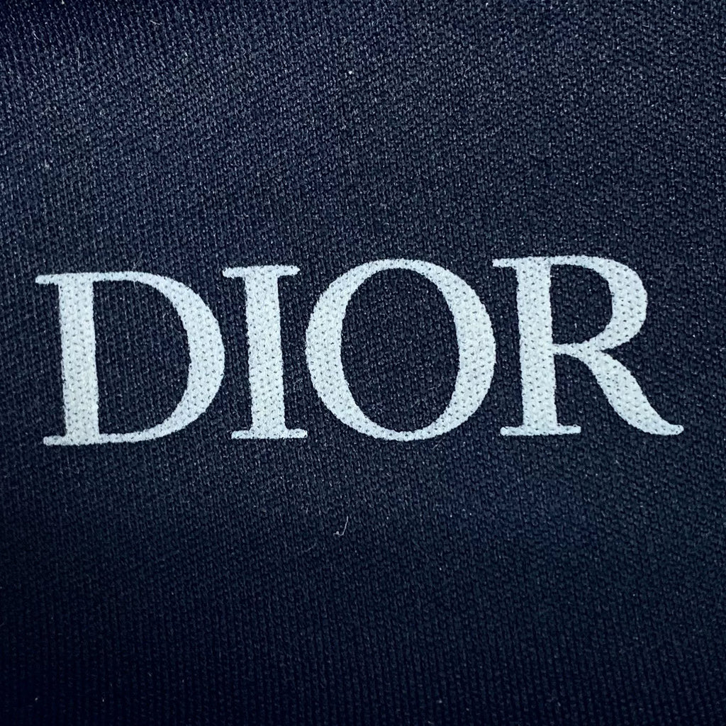 Dior B33 Spin Navy Blue Logo Jacquard All-Over Print Lace-Up Chunky Sneakers