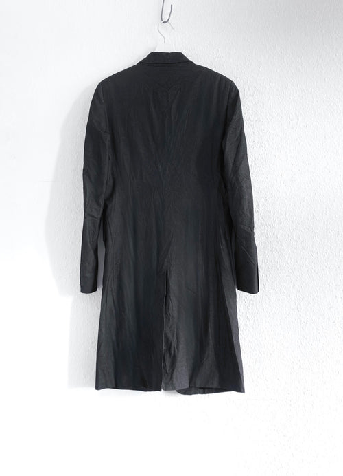 Ann Demeulemeester Ombre Heart Coat Ombre Felt Coat