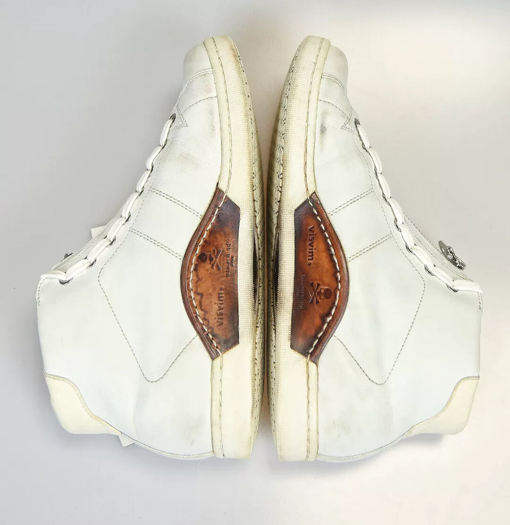 Mastermind Japan x Visvim Foley-Mid White Shoes