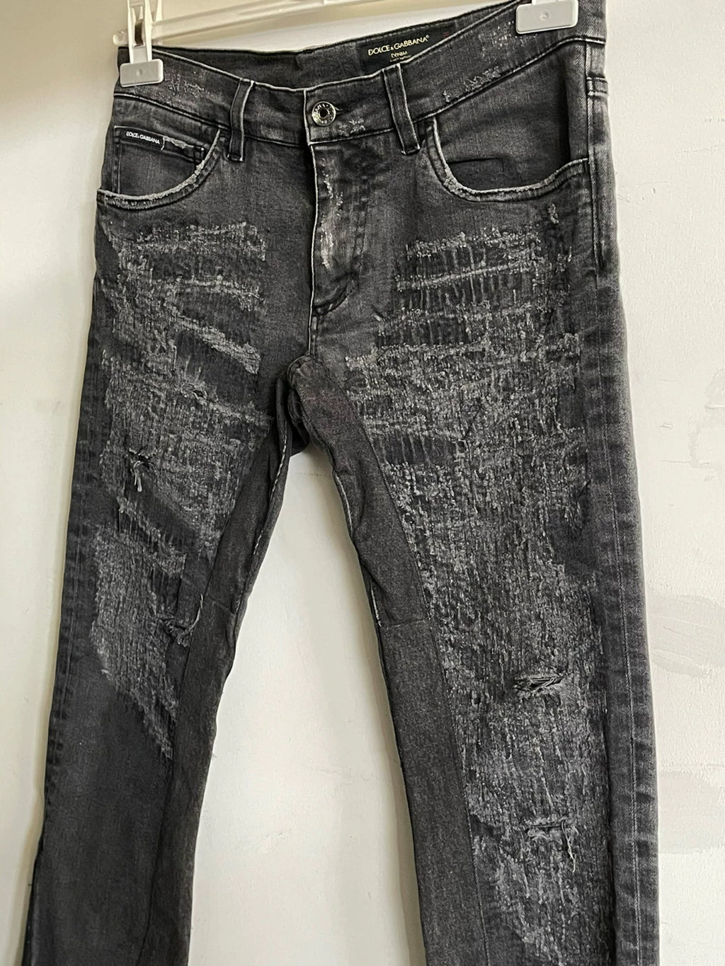 Dolce&Gabbana Damaged Patch Jeans