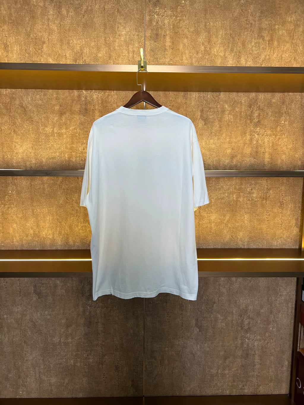 Balenciaga Slogan Short Sleeve Top