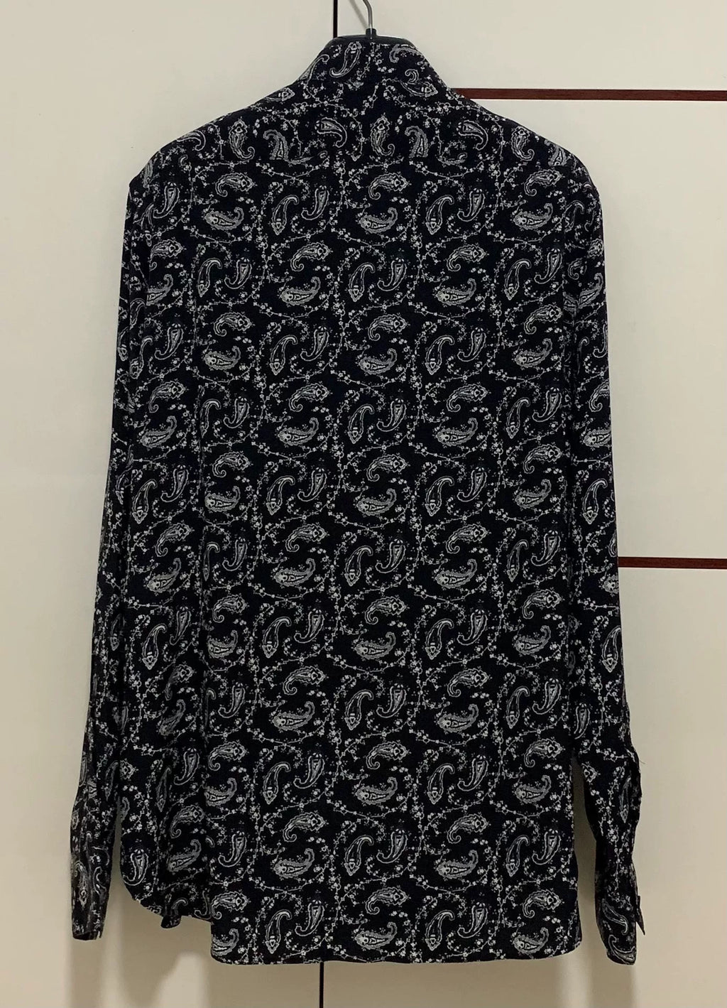 Saint Laurent 15SS Silk Black White Shirt