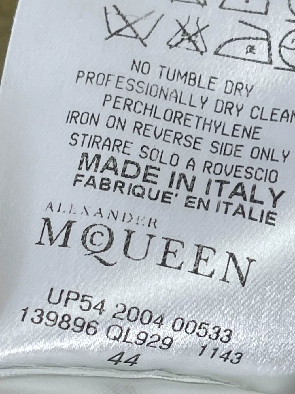 Alexander McQueen SS04 Soldier & Girl Print Cotton T-Shirt