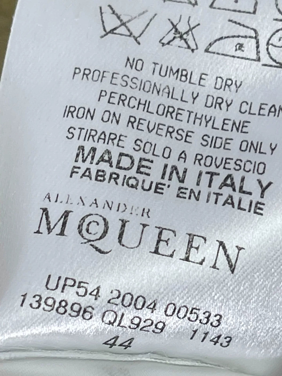 Alexander McQueen SS04 Soldier & Girl Print Cotton T-Shirt