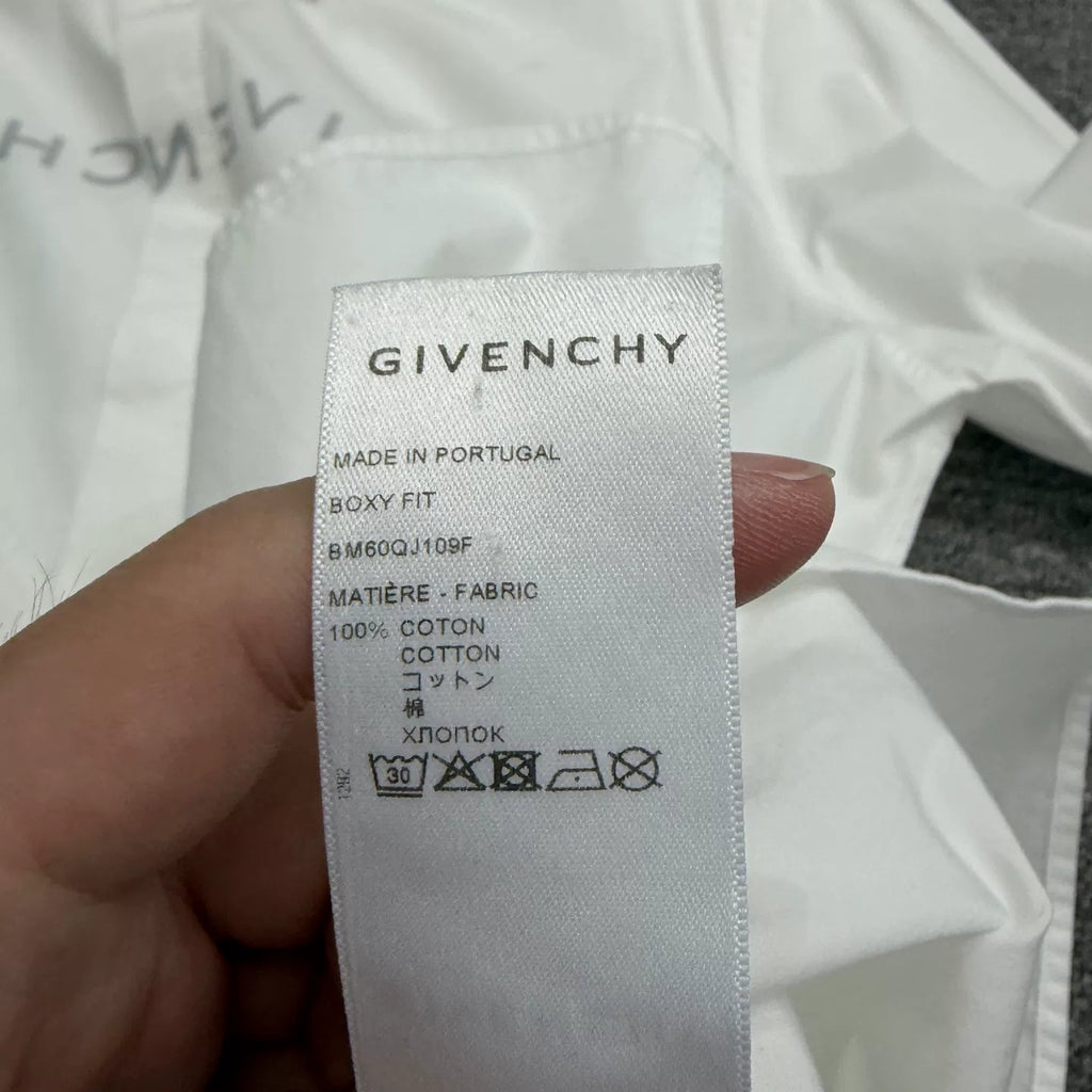 Givenchy Letter Print Shirt