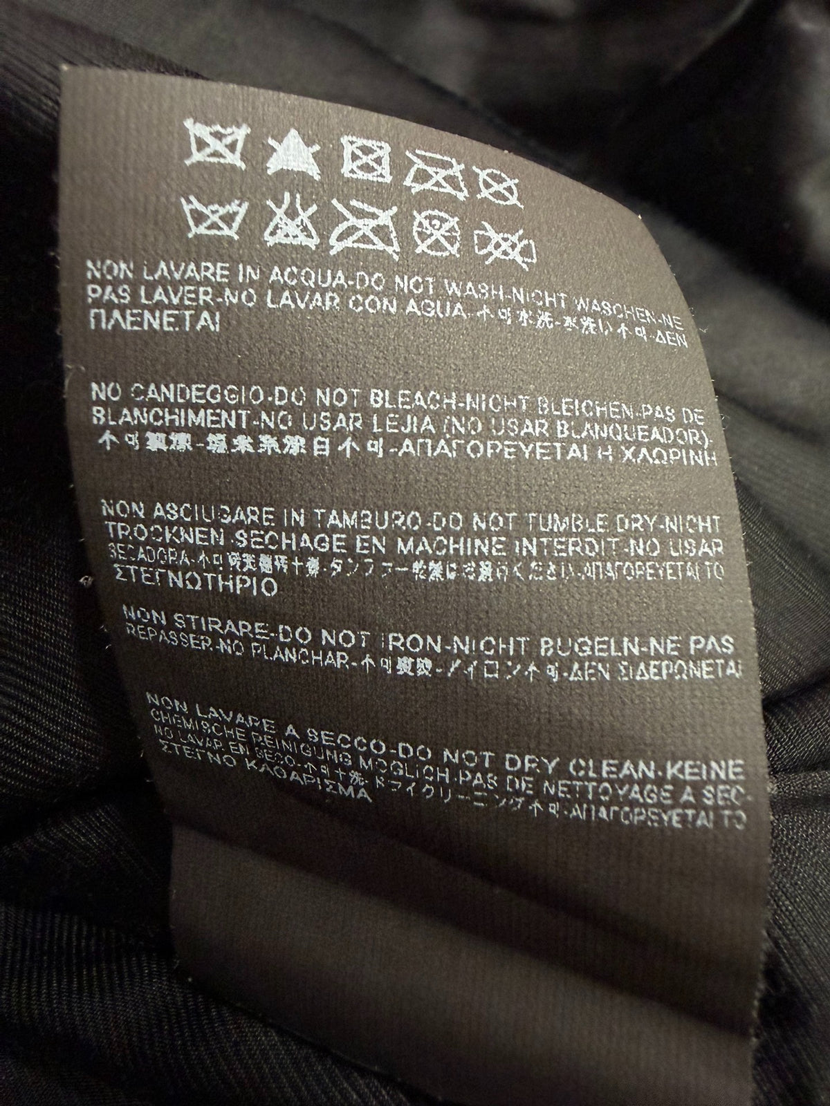 Saint Laurent FW14 Snowflake Grey Lambskin Baseball Jacket by Hedi Slimane