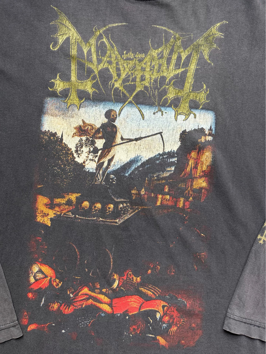 Vintage MAYHEM Rivers of Blood Faded Longsleeve 1998
