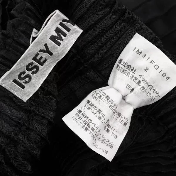 Issey Miyake Vintage Black Pleated Skirt