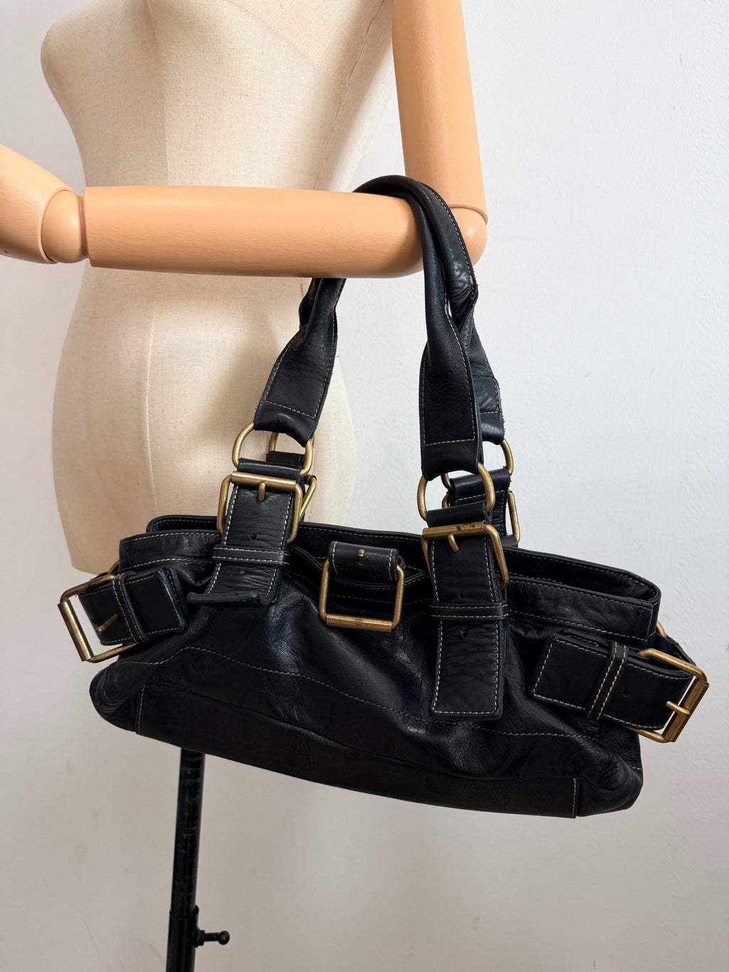 Vivienne Westwood "Empress" Baguette Bag Biker Bag