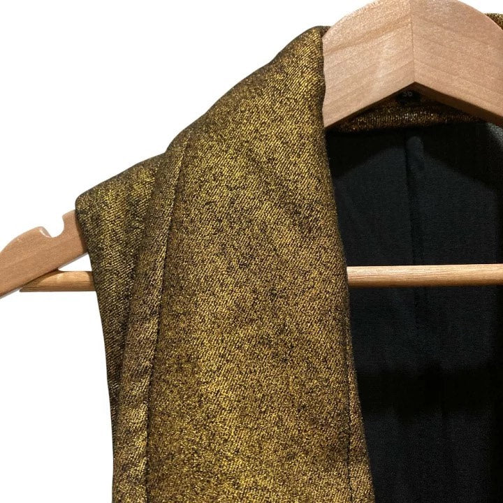 Ann Demeulemeester Black Gold Long Vest