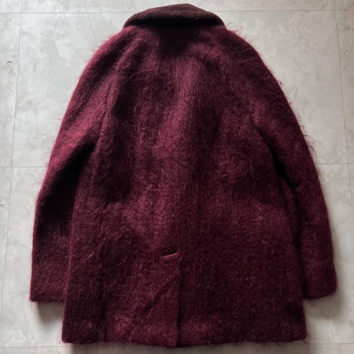 Alexander McQueen Mohair Double-Breasted Coat