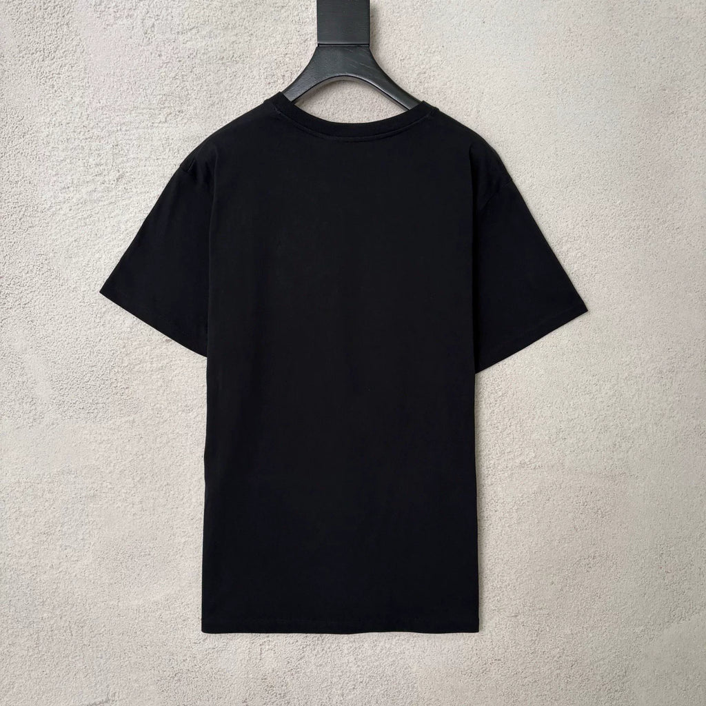 Gucci Lightning Blade Logo Letter Short-Sleeve T-Shirt