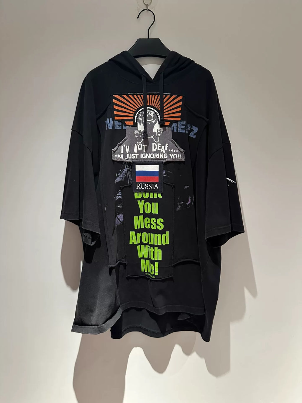 Vetements Anti-War Patch Show Version Short-Sleeve T-Shirt