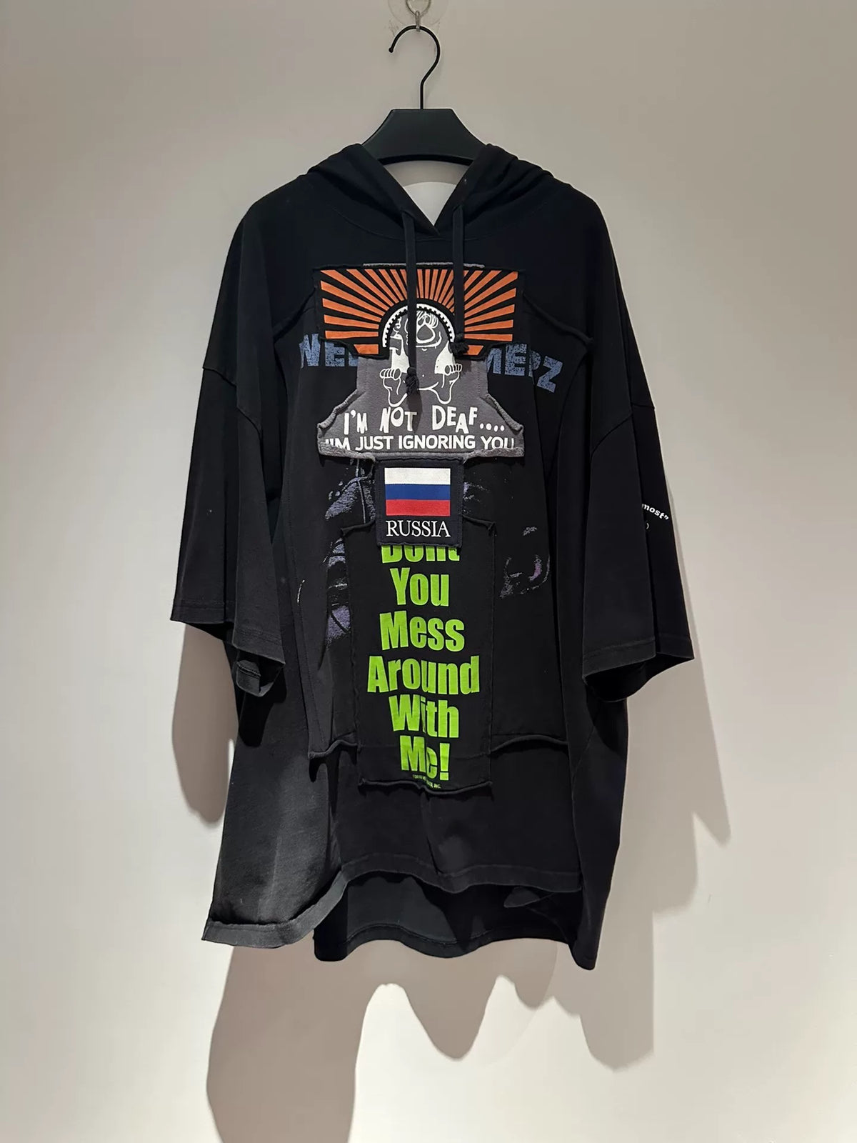 Vetements Anti-War Patch Show Version Short-Sleeve T-Shirt