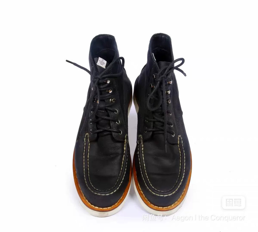 Visvim Virgil Moc Toe-Folk Redwing Gray Boots
