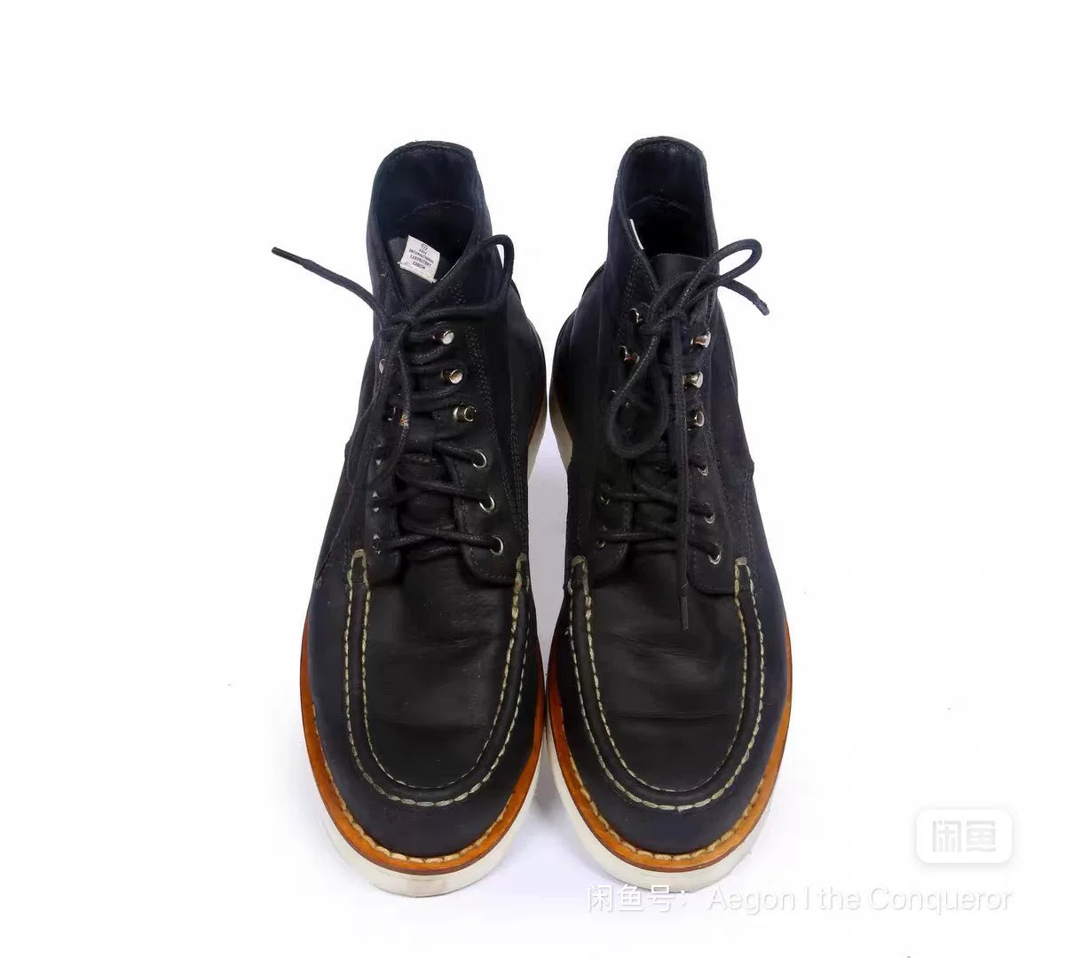 Visvim Virgil Moc Toe-Folk Redwing Gray Boots
