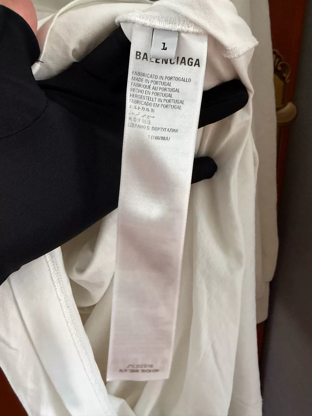 Balenciaga Off-White Fake Two-Piece Hooded Sweater